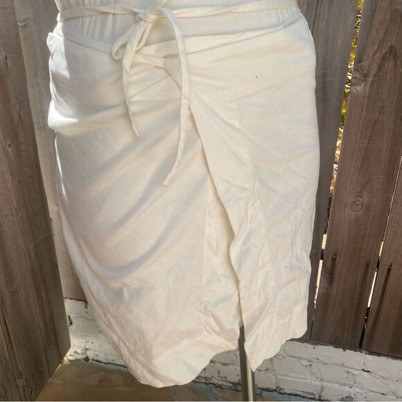 Isabel Marant cream  Short Sleeve T-Shirt wrap dress size small - Picture 5 of 14